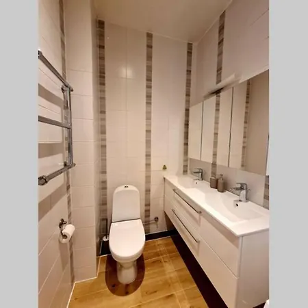 Erdvus 2-Ieju Miegamuju Butas Miesto Centre شقة