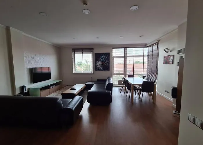 Erdvus 2-Ieju Miegamuju Butas Miesto Centre *