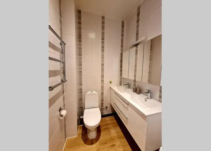 Erdvus 2-Ieju Miegamuju Butas Miesto Centre شقة